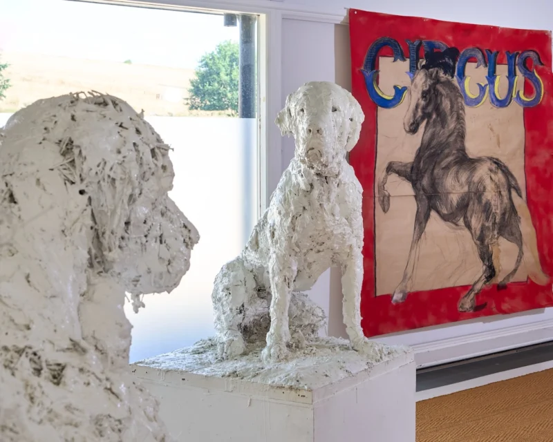Installation shot from Nicola Hicks, @ Messums Org
