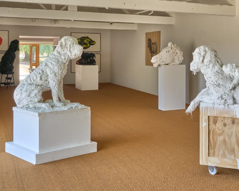 Installation shot from Nicola Hicks, @ Messums Org