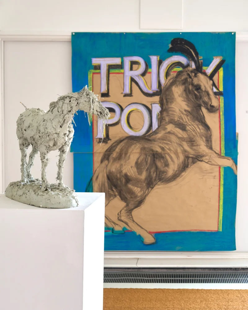 Installation shot from Nicola Hicks, @ Messums Org