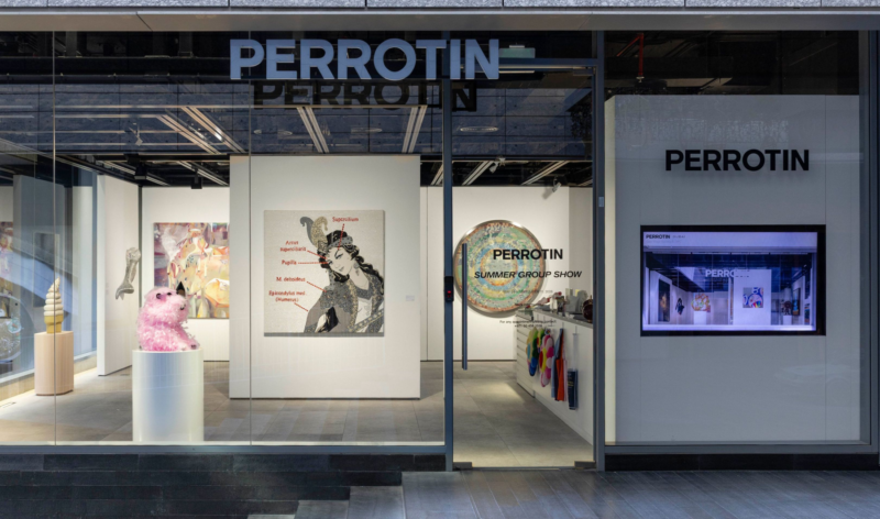 Installation shot from Summer Group Show, @ Perrotin