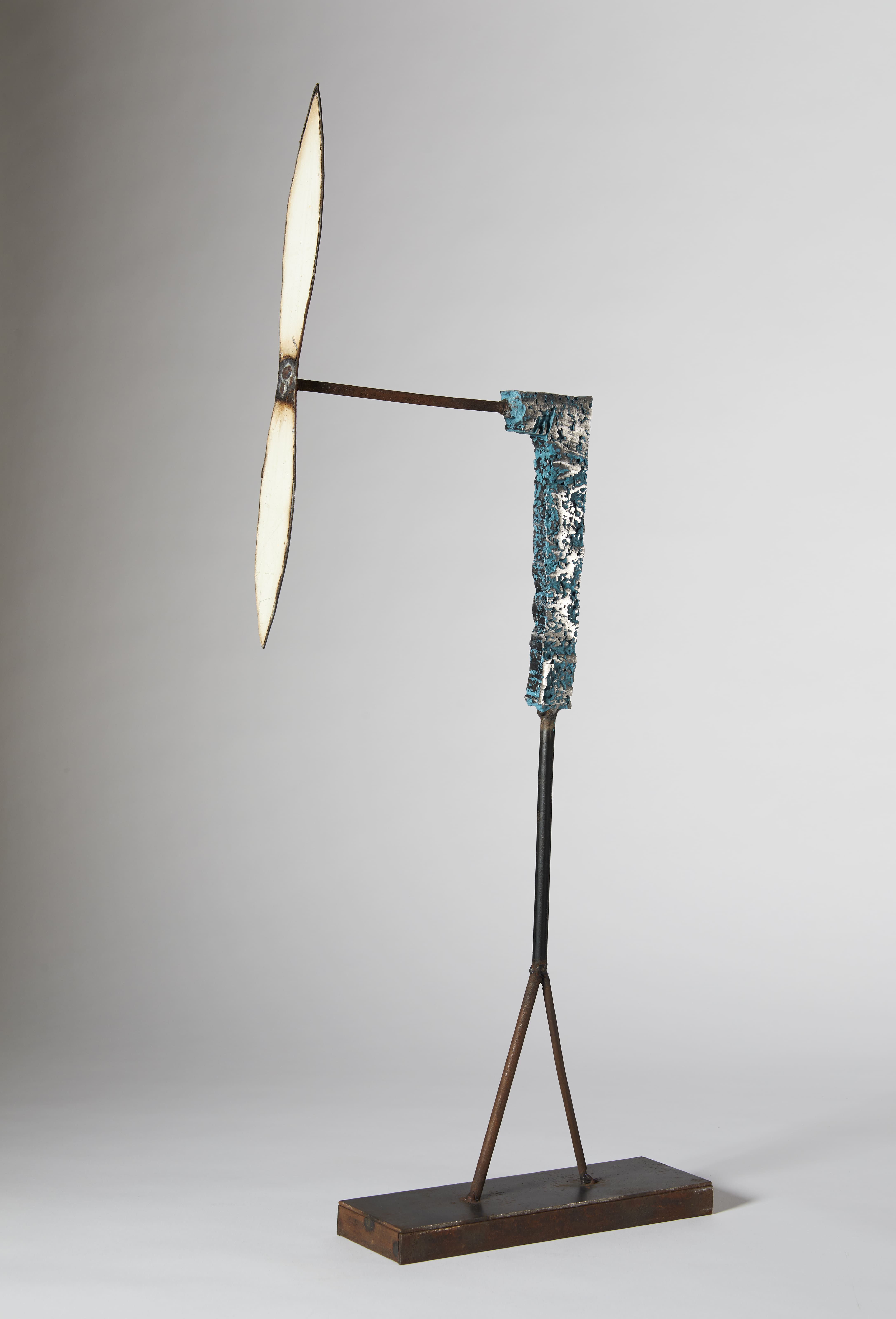 Josep Riera i Aragó, Silver and Turquoise Body Airplane, 2013