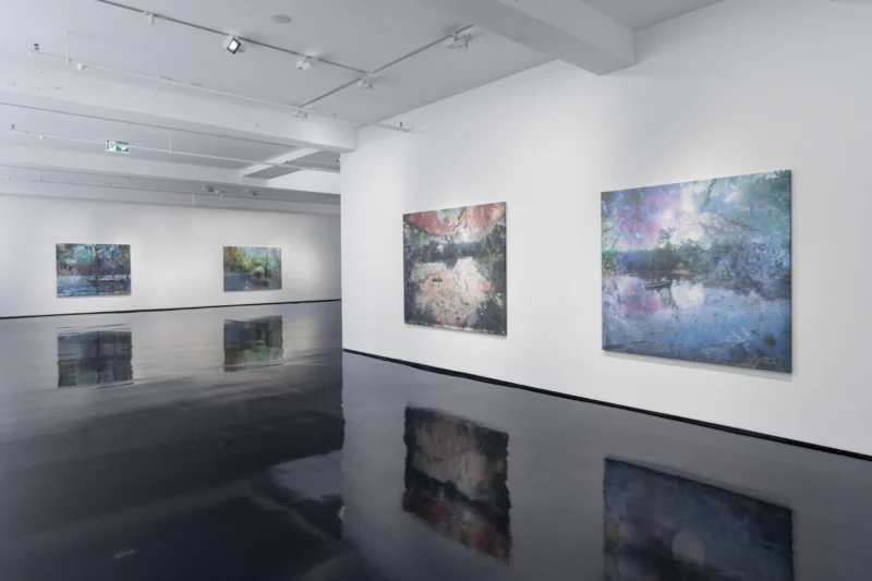 Installation shot from Danie Mellor: Awake (in the Dream), @ Tolarno Galleries