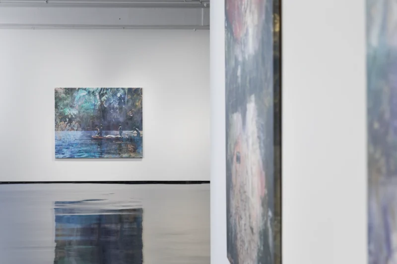 Installation shot from Danie Mellor: Awake (in the Dream), @ Tolarno Galleries