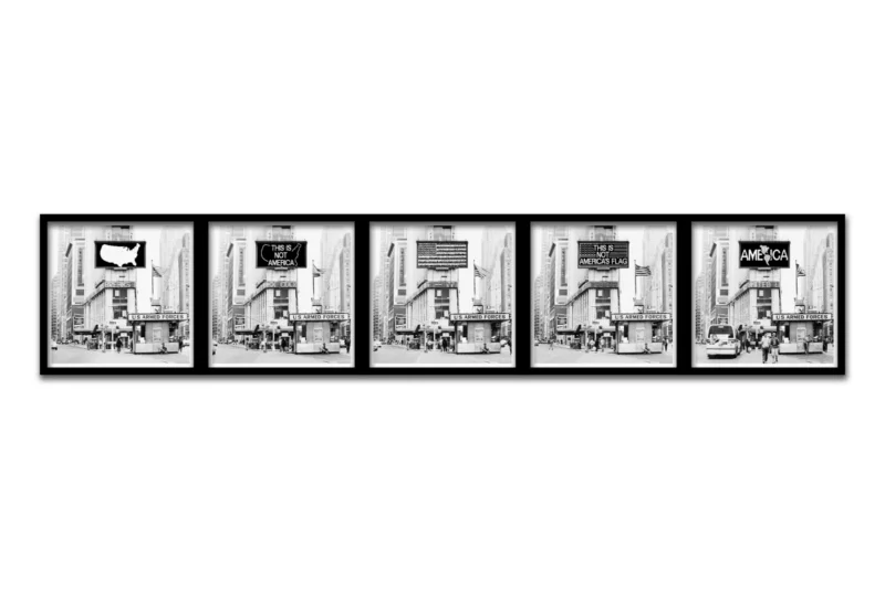 Alfredo Jaar, A Logo for America, 1987