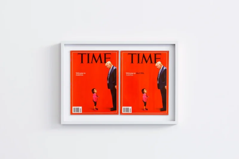 Alfredo Jaar, Welcome to the USA (TIME),, 2018