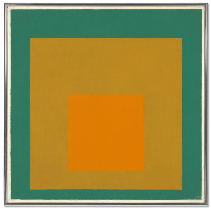 Josef Albers, Study for Homage to the Square: Towards Autumn, 1961