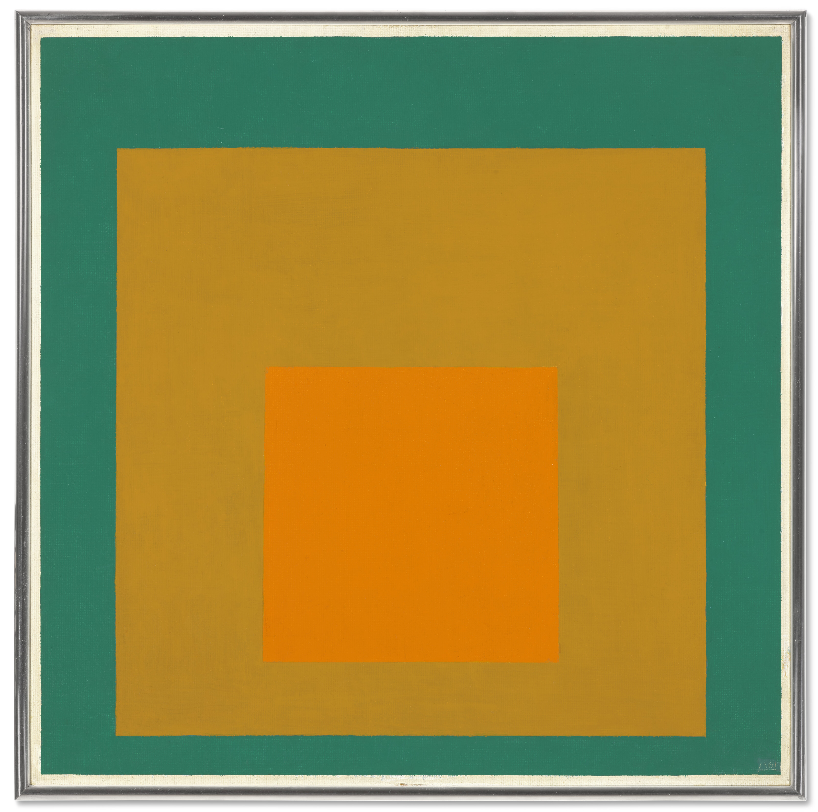 Josef Albers, Study for Homage to the Square: Towards Autumn, 1961