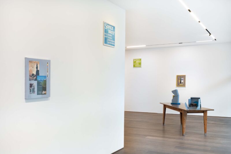 Installation shot from Lyndon Barrois Jr.: Desert of Promise, @ Alma Pearl