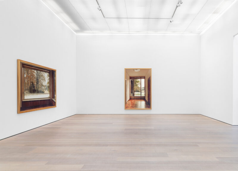 Installation shot from Günther Förg: Haus Lange, Krefeld, 1985, @ Galerie Bärbel Grässlin