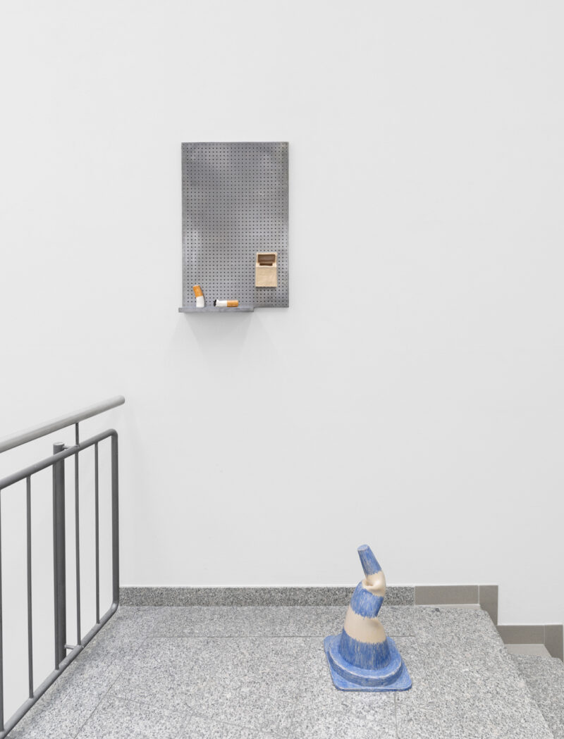 Installation shot from Hauck Plümpe: Organisation von Pause, @ Galerie Bärbel Grässlin