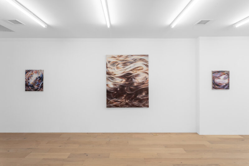 Installation shot from Xintong Gao: What Refuses to Settle, @ LATITUDE Gallery