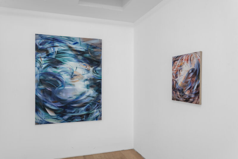 Installation shot from Xintong Gao: What Refuses to Settle, @ LATITUDE Gallery