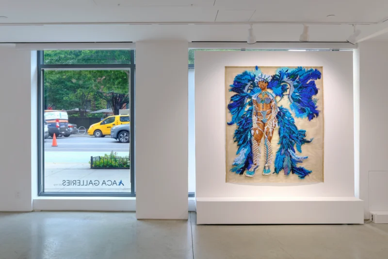 Installation shot from Taking up Space: New Works by Kandy G Lopez, @ ACA Galleries