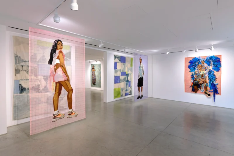 Installation shot from Taking up Space: New Works by Kandy G Lopez, @ ACA Galleries