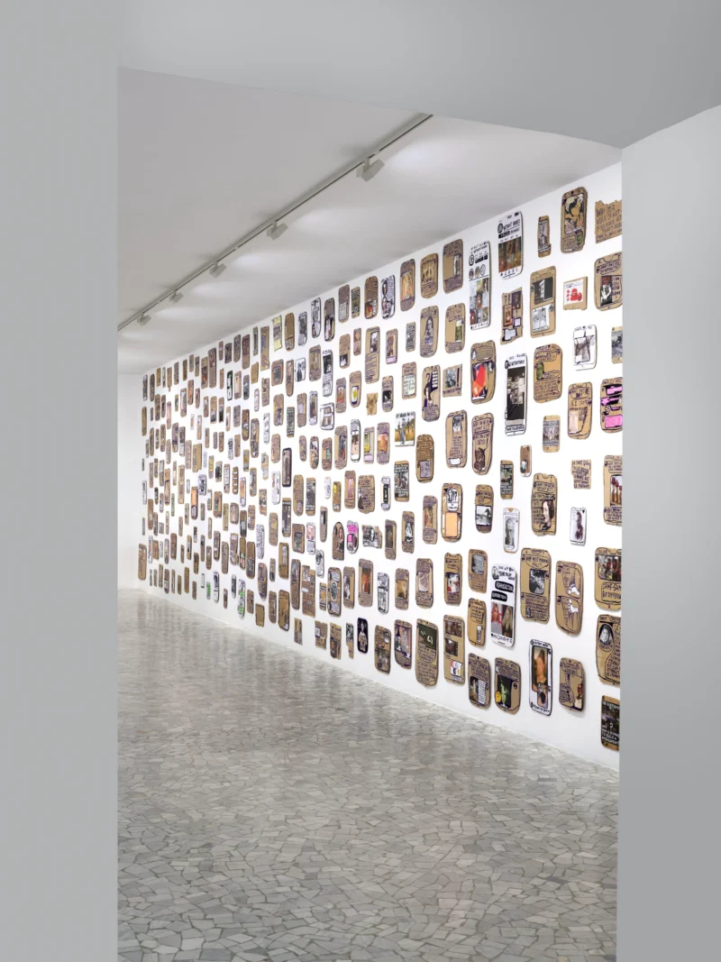 Installation shot from Thomas Hirschhorn: EX-VOTO-TOMBOLA, @ Alfonso Artiaco