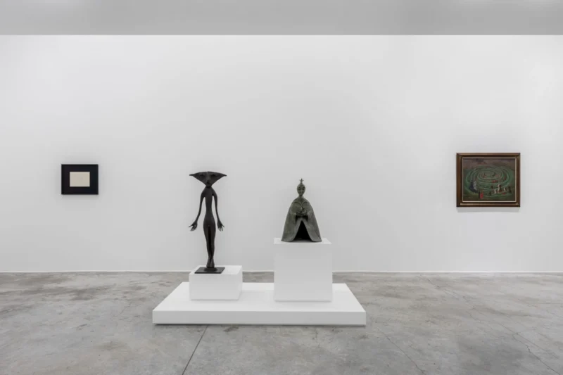 Installation shot from Leonora Carrington, @ Almine Rech