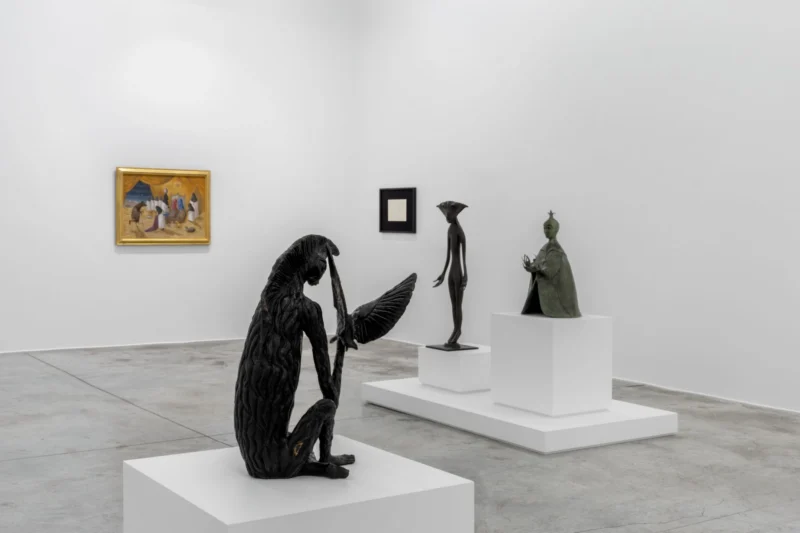 Installation shot from Leonora Carrington, @ Almine Rech