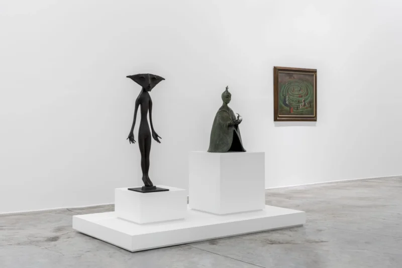 Installation shot from Leonora Carrington, @ Almine Rech