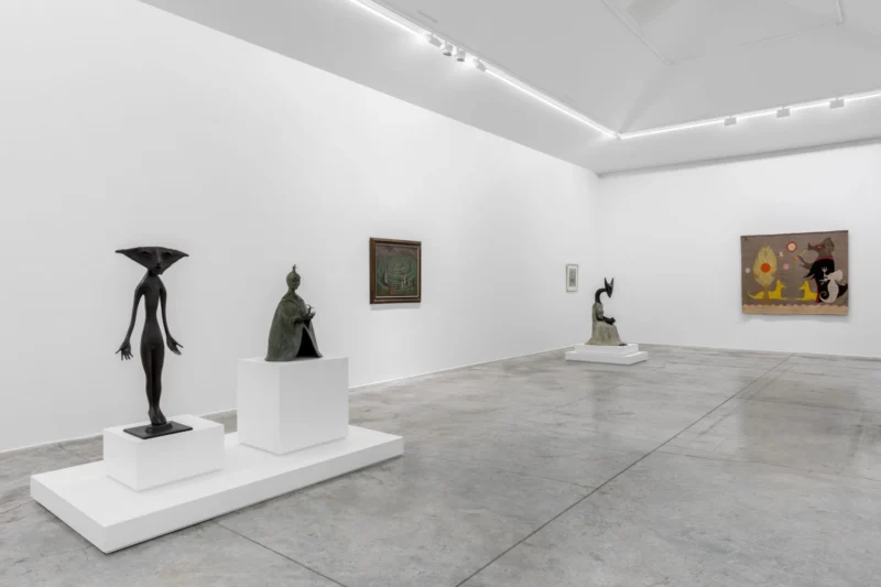 Installation shot from Leonora Carrington, @ Almine Rech