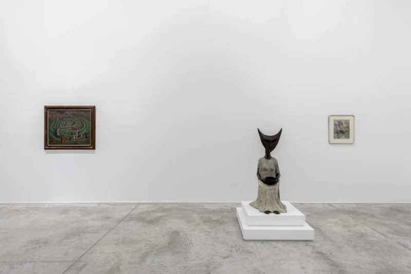 Installation shot from Leonora Carrington, @ Almine Rech