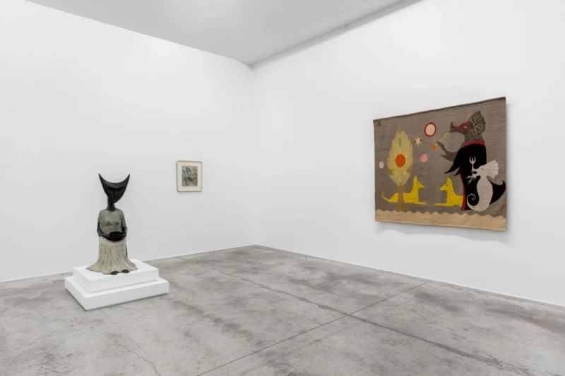 Installation shot from Leonora Carrington, @ Almine Rech