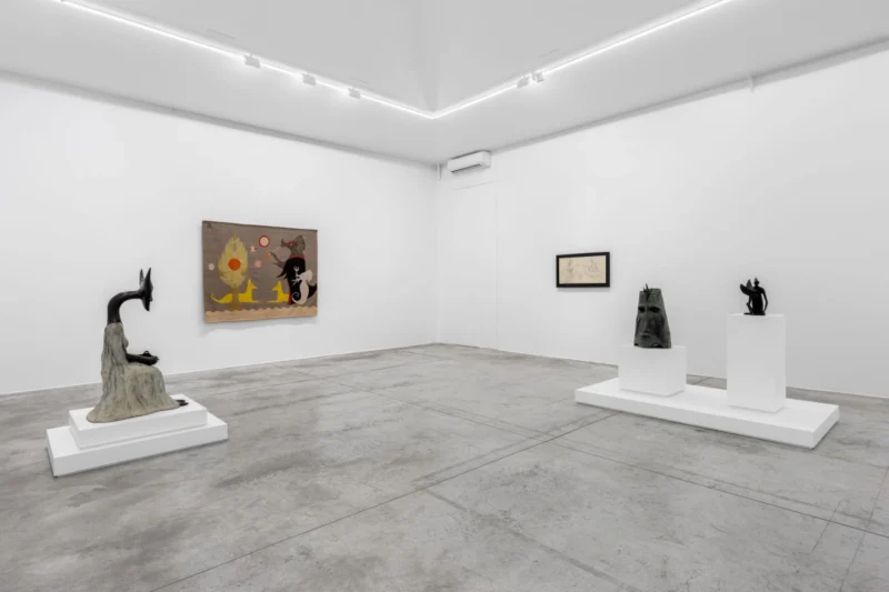 Installation shot from Leonora Carrington, @ Almine Rech