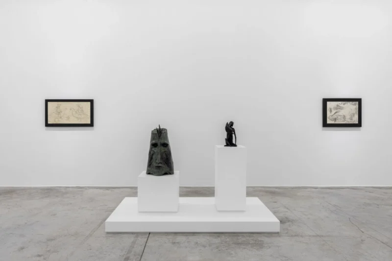 Installation shot from Leonora Carrington, @ Almine Rech