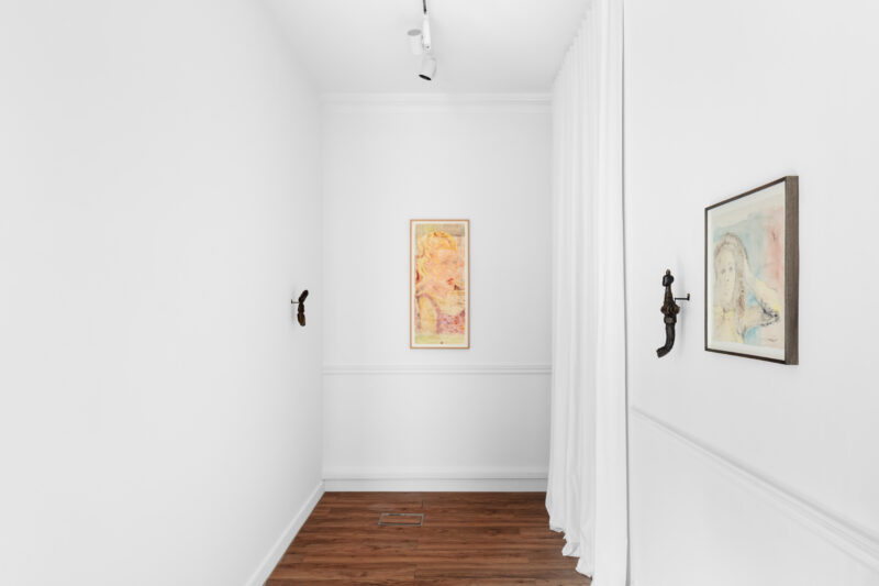 Installation shot from Tess Tomassini: The Air Becoming No Air Becoming Air Again, @ Ashley Saville