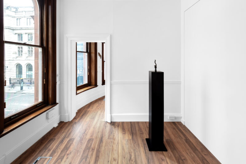 Installation shot from Tess Tomassini: The Air Becoming No Air Becoming Air Again, @ Ashley Saville