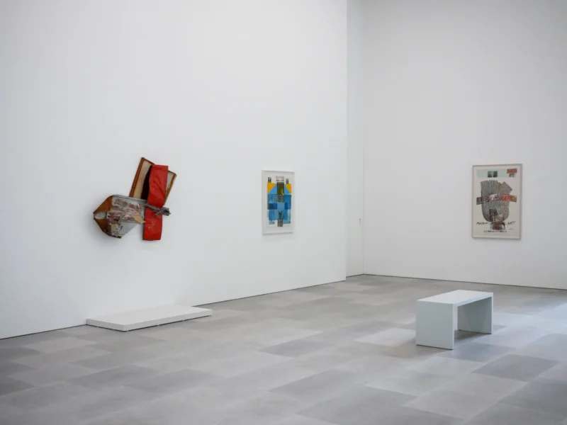Installation shot from Robert Rauschenberg: Crosstown, @ Bastian
