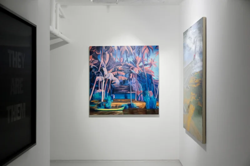 Installation shot from Qi Lei: Echoes of Day and Night, @ Ben Brown Fine Arts