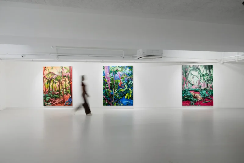 Installation shot from Qi Lei: Echoes of Day and Night, @ Ben Brown Fine Arts