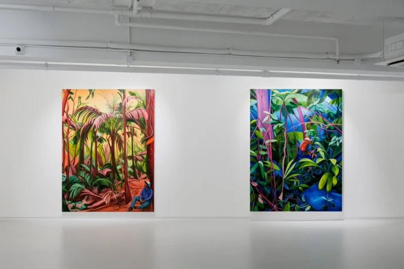Installation shot from Qi Lei: Echoes of Day and Night, @ Ben Brown Fine Arts