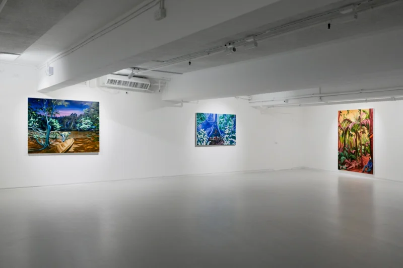 Installation shot from Qi Lei: Echoes of Day and Night, @ Ben Brown Fine Arts