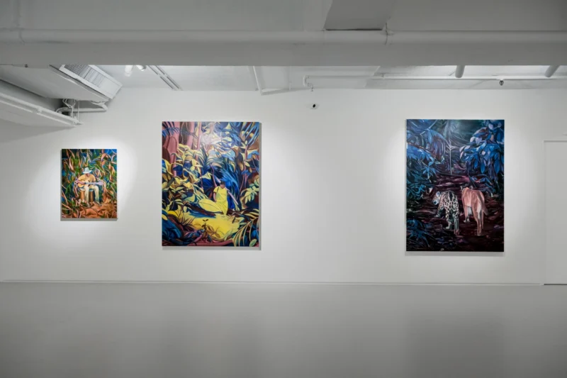 Installation shot from Qi Lei: Echoes of Day and Night, @ Ben Brown Fine Arts