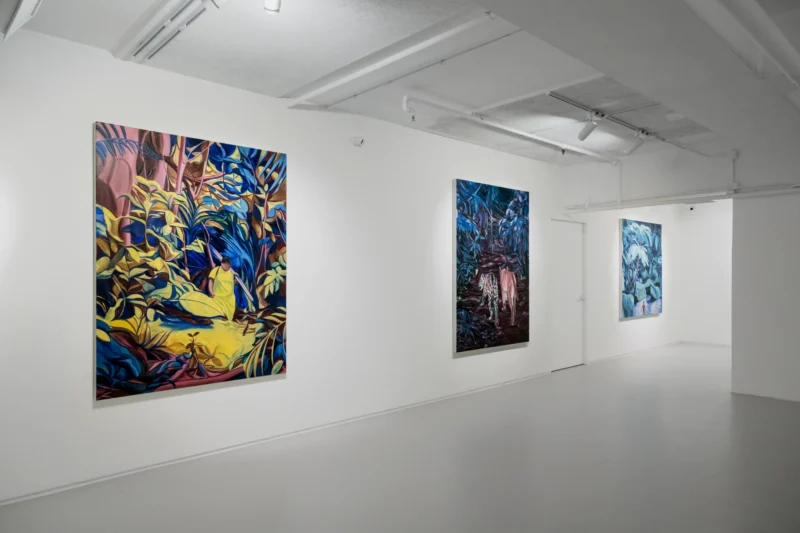 Installation shot from Qi Lei: Echoes of Day and Night, @ Ben Brown Fine Arts