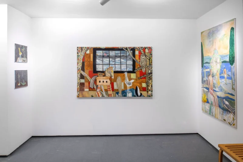 Installation shot from Emrys Williams: what seas what shores what grey rocks, @ Benjamin Rhodes Arts
