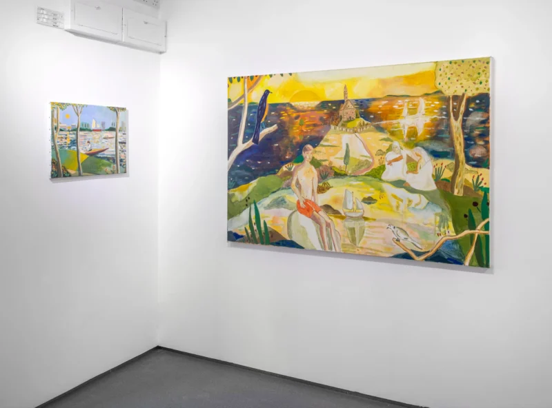 Installation shot from Emrys Williams: what seas what shores what grey rocks, @ Benjamin Rhodes Arts