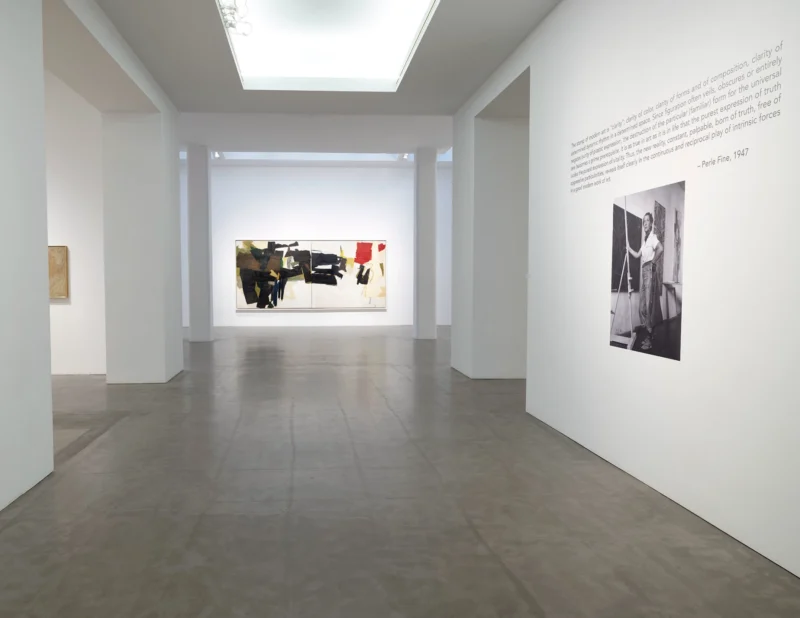 Installation shot from Perle Fine: Ninth Street Woman, @ Berry Campbell