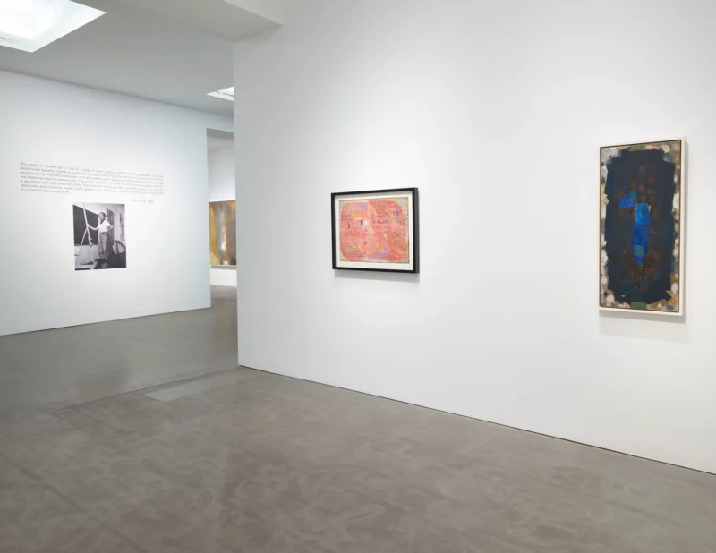 Installation shot from Perle Fine: Ninth Street Woman, @ Berry Campbell