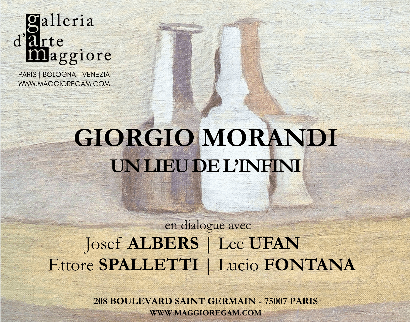 Image for Giorgio Morandi. Un lieu de l'infini., at Galleria d’Arte Maggiore g.a.m.