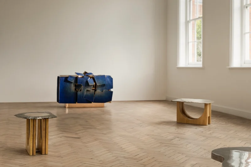 Installation shot from Vincent Dubourg: Blue Weather, @ Carpenters
