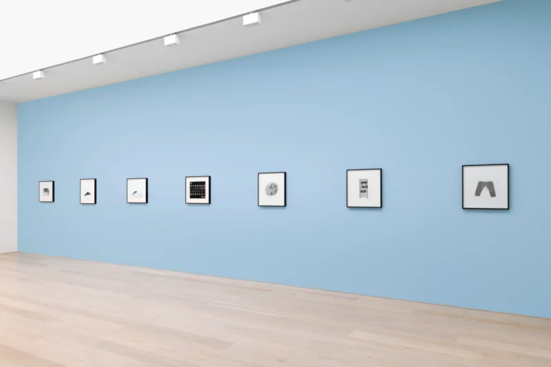 Installation shot from Ali Kazim: Alphabets, @ Cristea Roberts Gallery