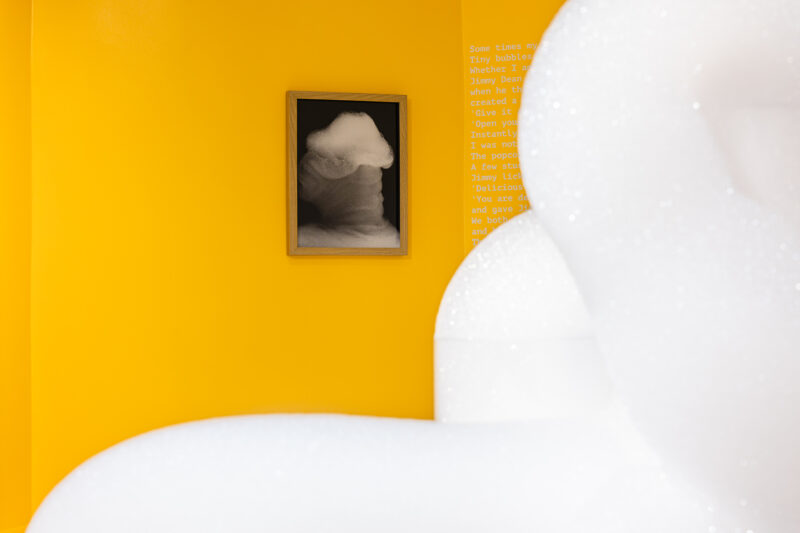 Installation shot from David Medalla: Le Désir Cinétique..., @ Baró