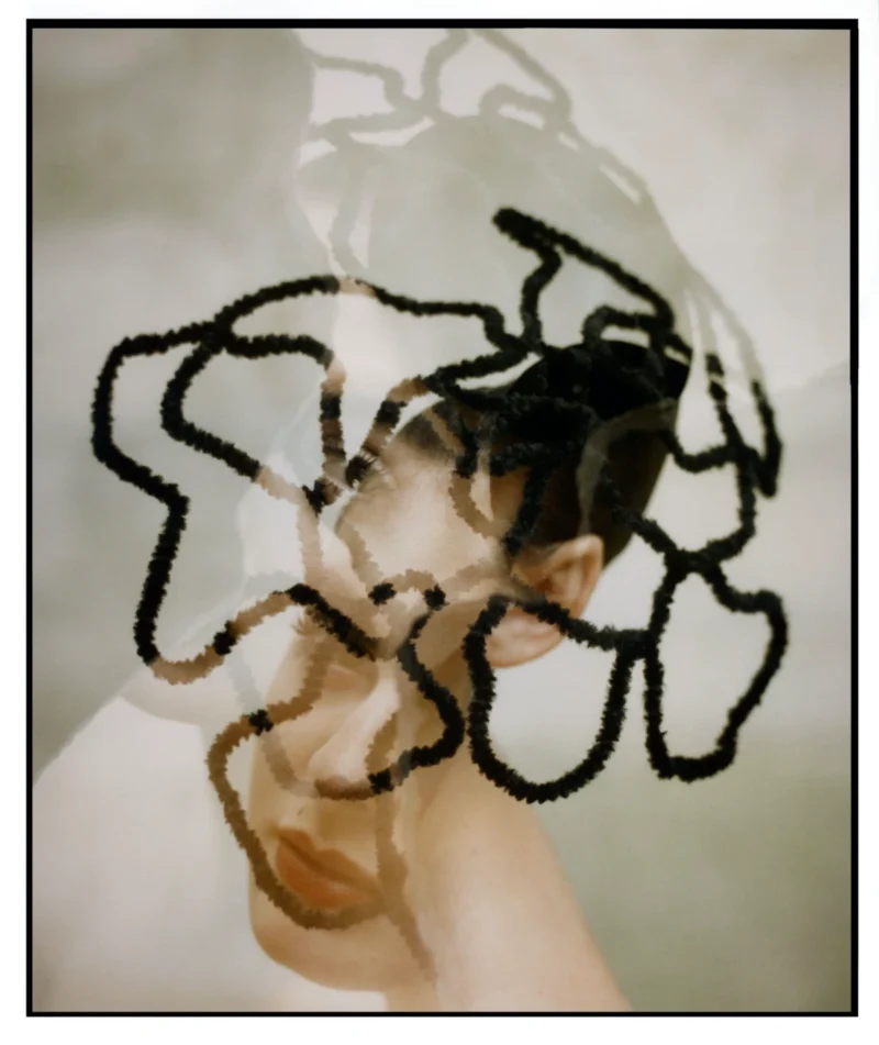 David Seidner, Daniela Stinea, hat by Jacques Le Corre, Vogue Bellezza, 1987