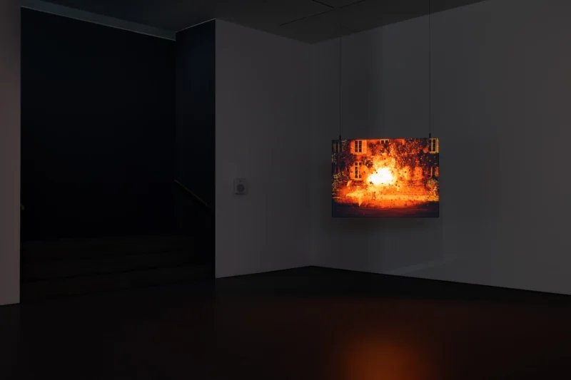 Installation shot from David Claerbout: Repose, @ Esther Schipper