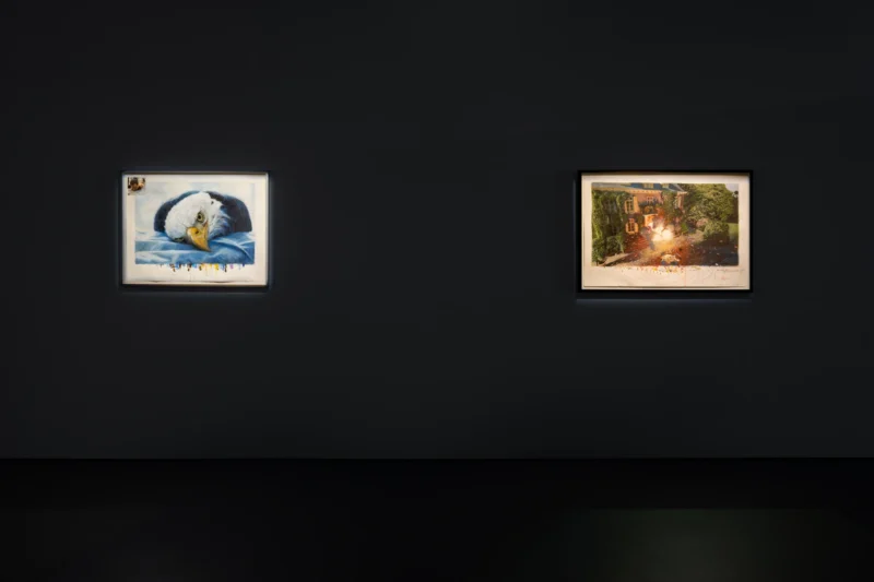 Installation shot from David Claerbout: Repose, @ Esther Schipper