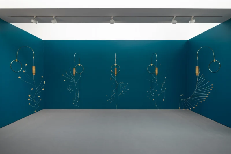 Installation shot from Tuan Andrew Nguyen: Fire Sermon, @ Esther Schipper