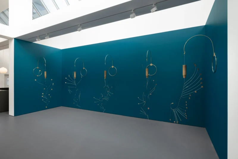 Installation shot from Tuan Andrew Nguyen: Fire Sermon, @ Esther Schipper