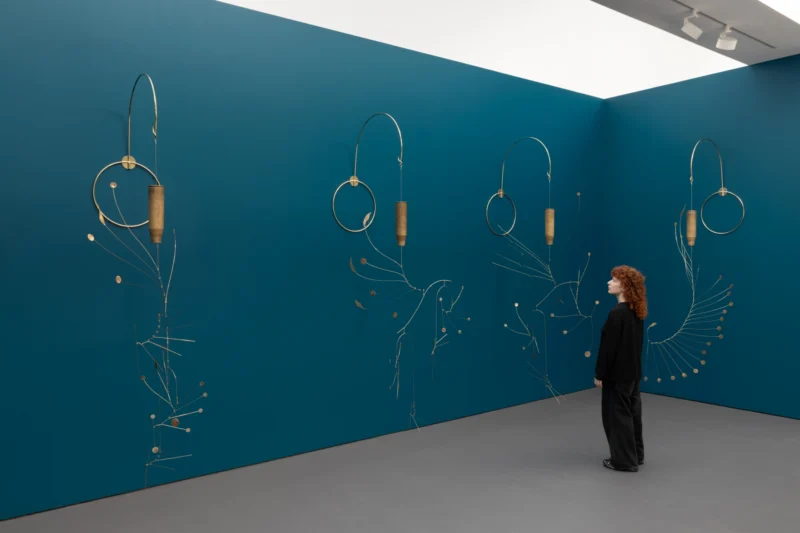 Installation shot from Tuan Andrew Nguyen: Fire Sermon, @ Esther Schipper